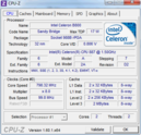 Systeeminformatie CPUZ CPU