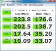 CrystalDiskMark resultaat