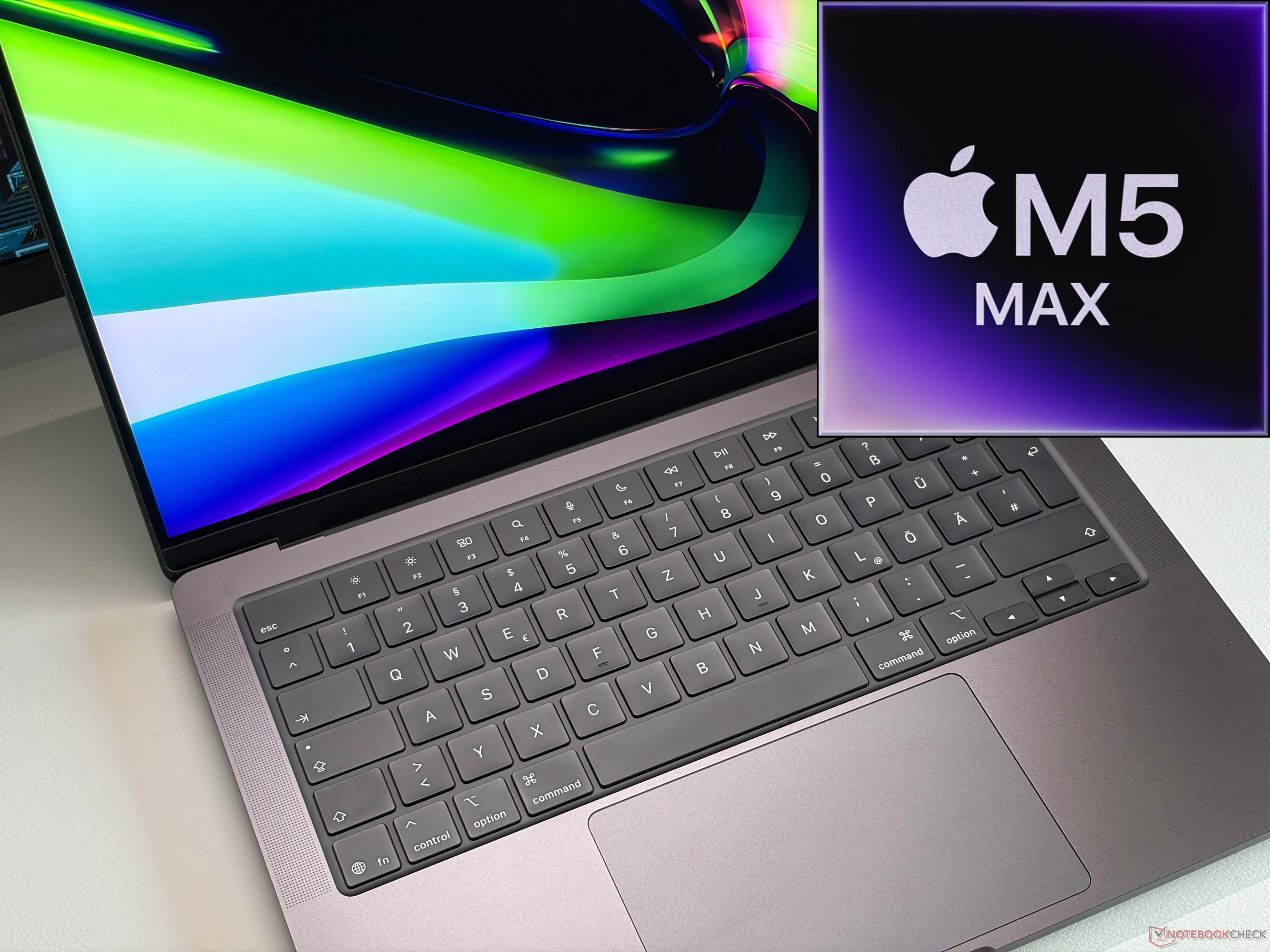 ApplemacBook Pro 14 kan de M5 Max niet aan - Notebookcheck.nl Nieuws