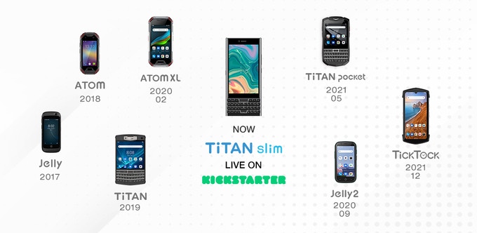 Korting zuiden avontuur Unihertz onthult de Titan Slim toetsenbord telefoon als een ander  crowdfunding succes - Notebookcheck.nl Nieuws