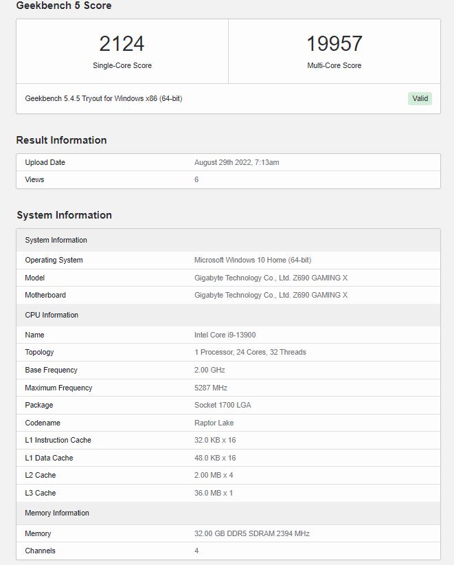 (Bron: Geekbench)