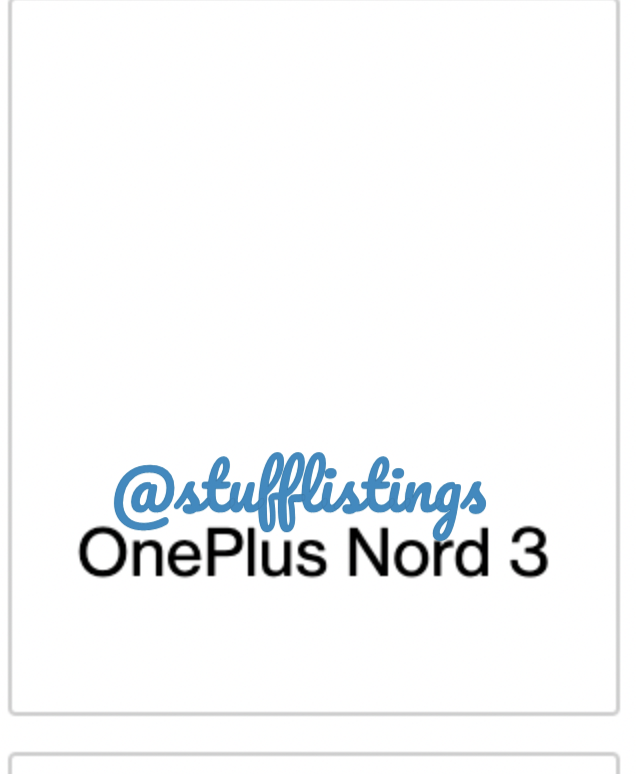 De nieuwste "OnePlus Nord 3" lek. (Bron: Mukul Sharma via Twitter)