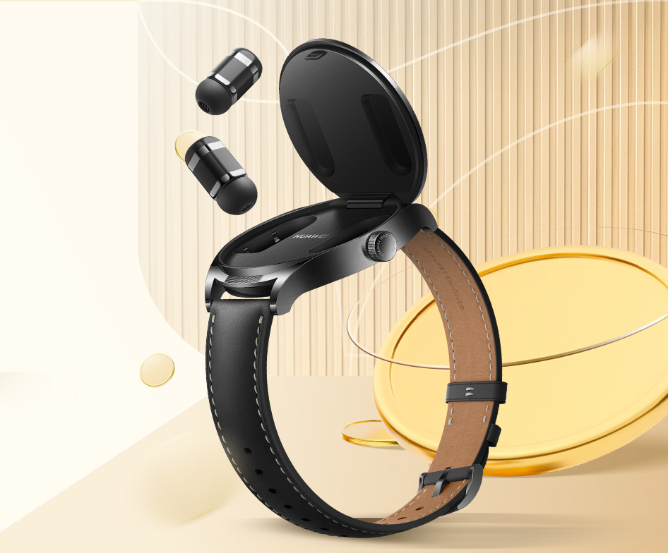 Labe Inferieur Agressief Huawei Watch Buds: Ongebruikelijke smartwatch en oordopjes combo lanceert  wereldwijd met pre-order bonus en korting - Notebookcheck.nl Nieuws