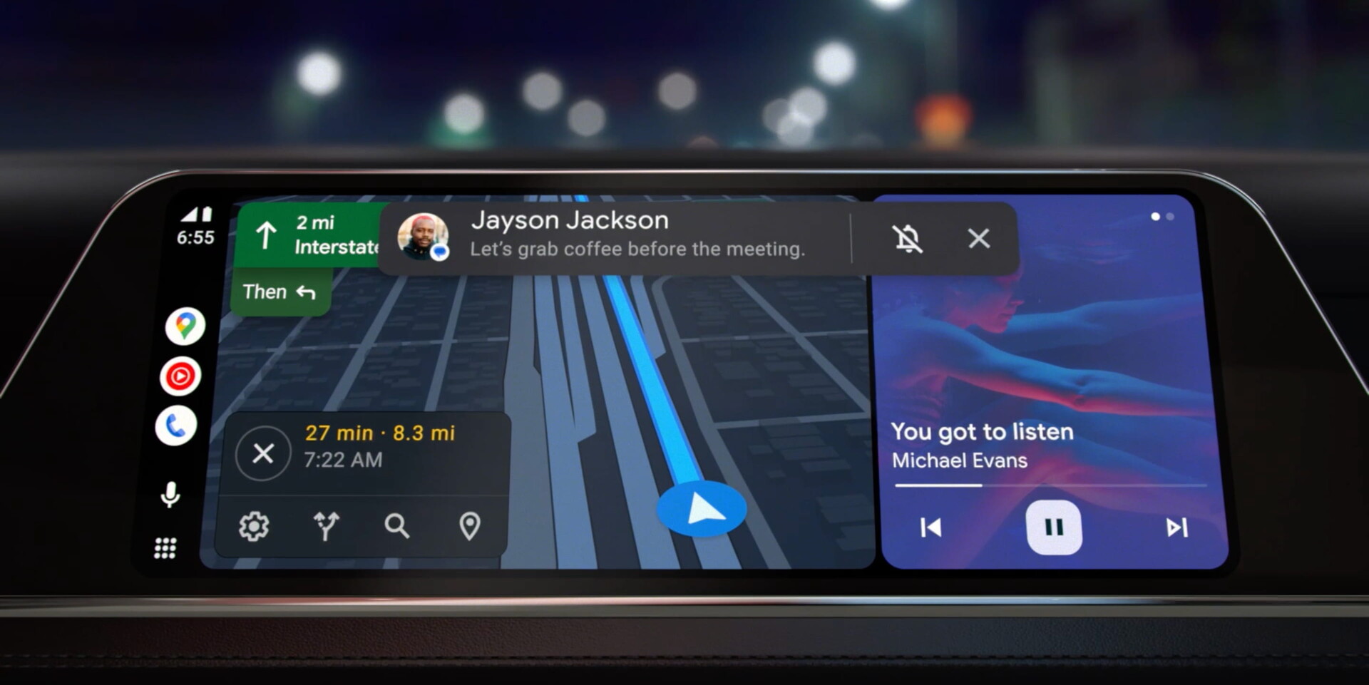 desinfecteren Gooey Vervreemding Google brengt nieuwe Android Auto uit met een herzien ontwerp,  ondersteuning voor digitale autosleutels en geïntegreerde  WhatsApp-gesprekken - Notebookcheck.nl Nieuws