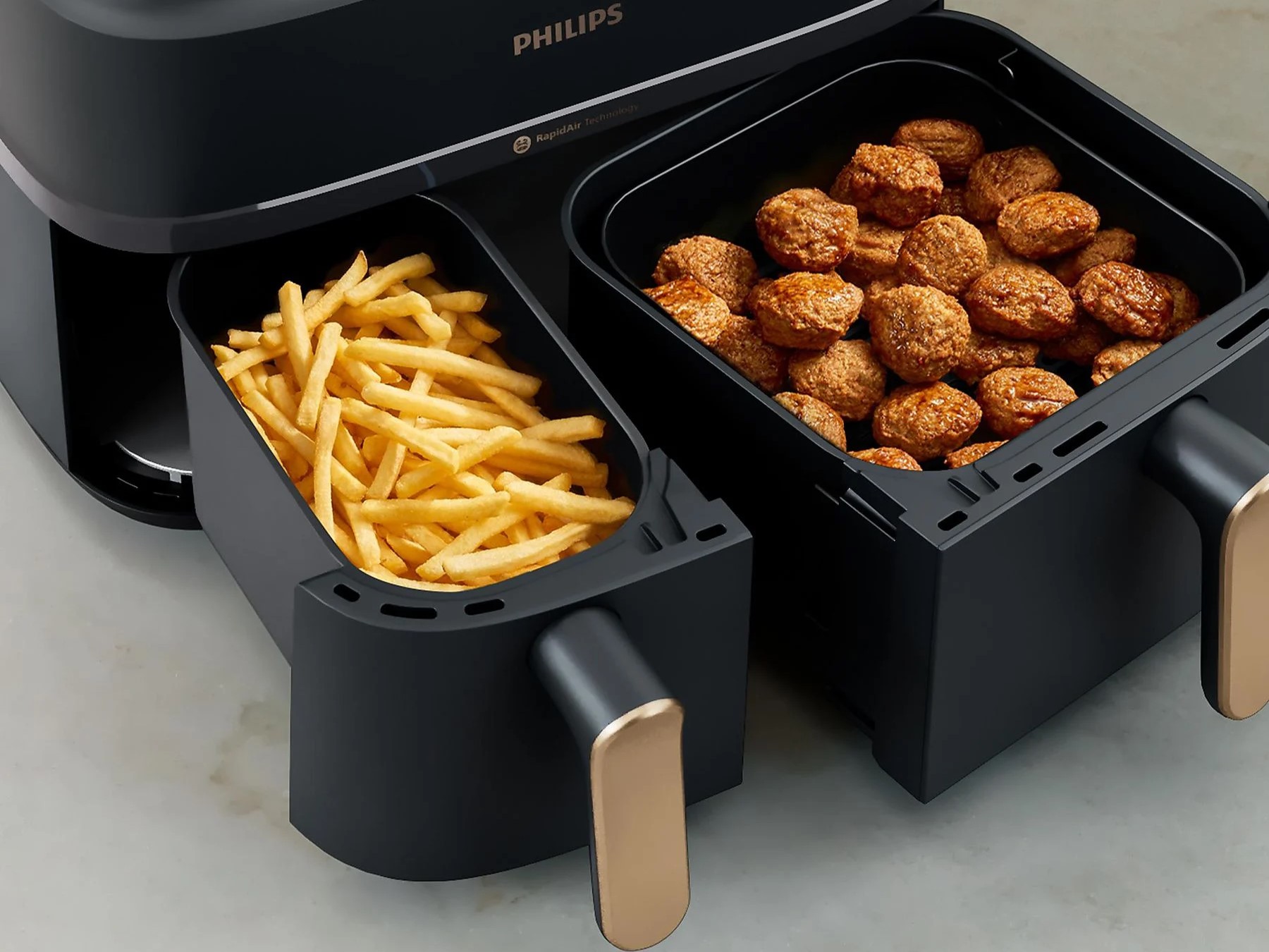 Philips 3000-serie airfryer met dubbele mand binnenkort op de markt - Notebookcheck.nl Nieuws