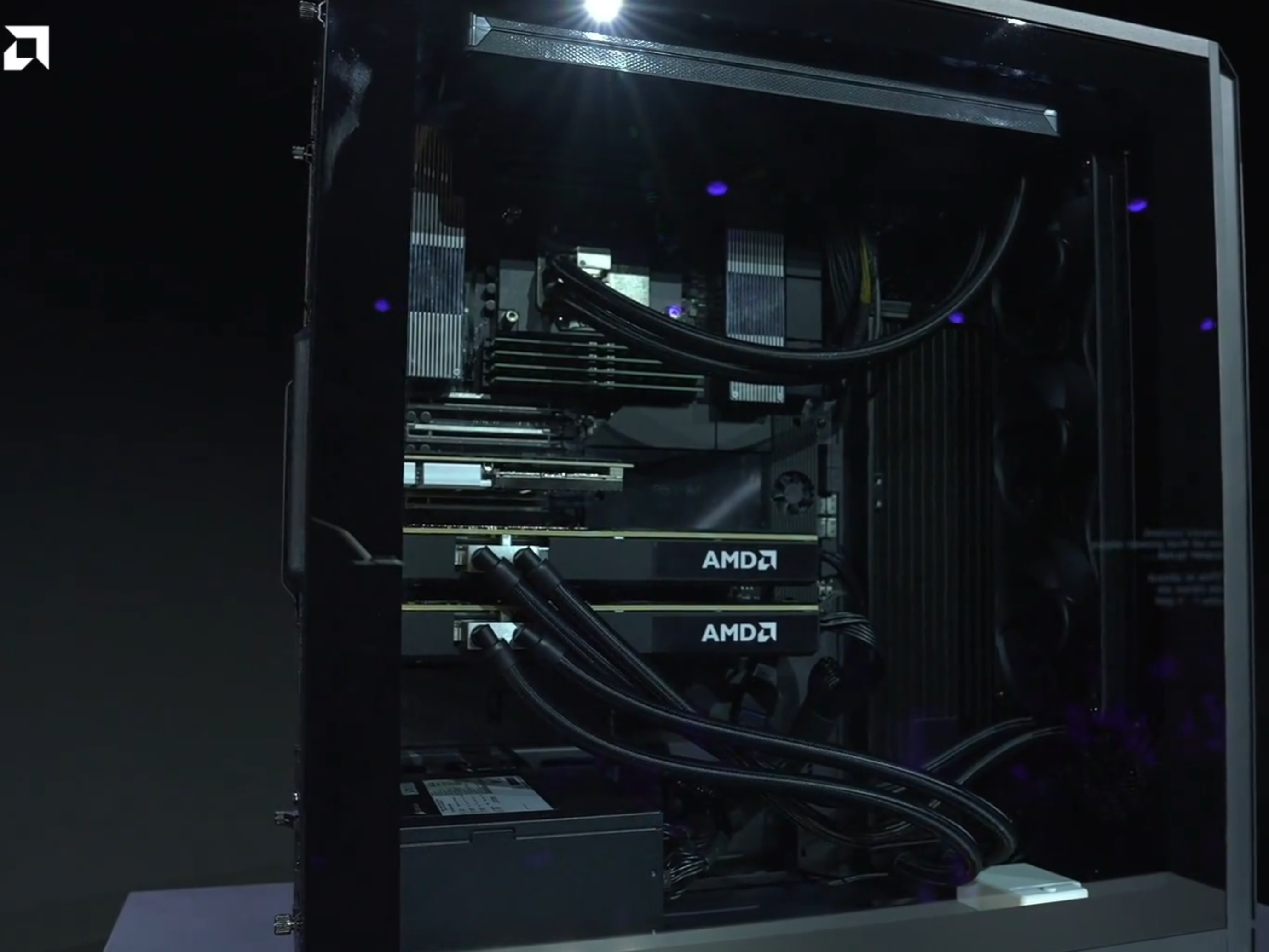 AMD onthult een AI-monster met 96 kernen en voldoende geheugen voor modellen met een biljoen paramet
