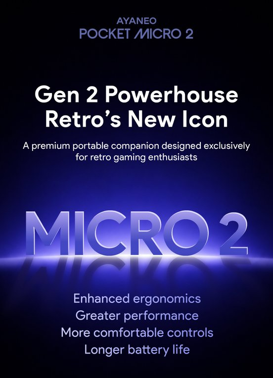 Een langere batterijduur en verbeterde ergonomie behoren tot de kenmerken van de Pocket Micro 2.