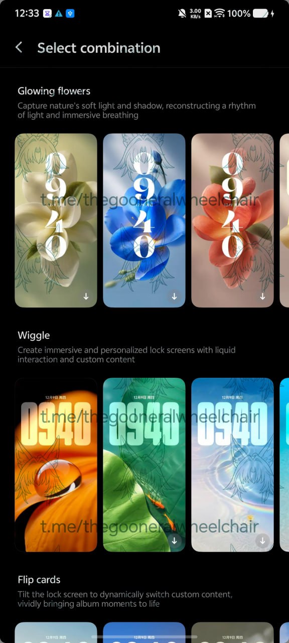 Gloeiende bloemen en het Wiggle-effect in OriginOS 7
