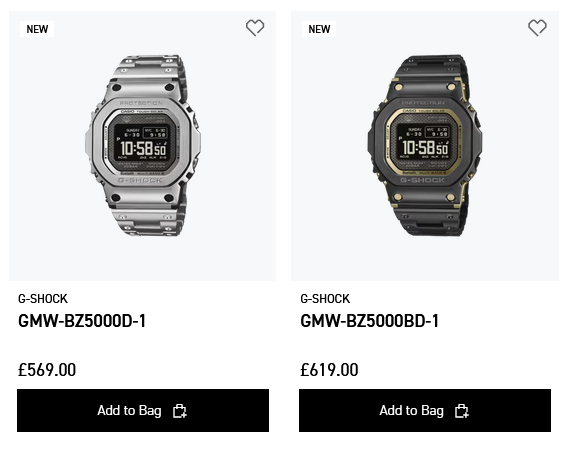 (Afbeeldingsbron: Casio UK)