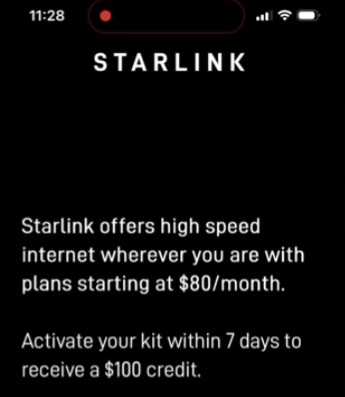 Starlink plan voor verkoopautomaten.