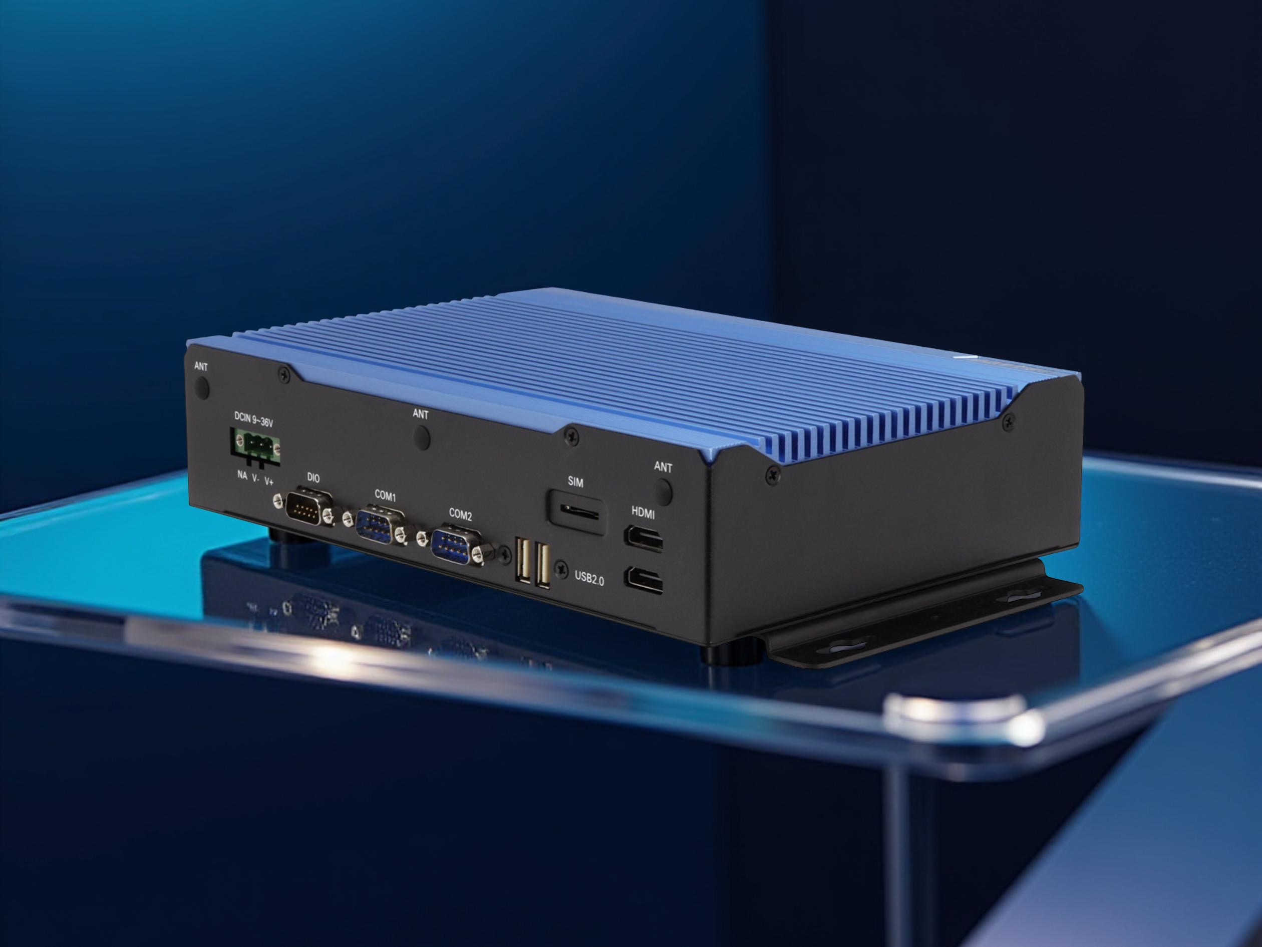Fanless Mini PC Quad Core i7 10510U with win 11,Dual LAN Silent Portable Computer,HD-MI 2.0/DP 4K Display,RS232 COM,USB-C,WiFi,BT 5.1,16GB DDR4 500GB M.2 SSD