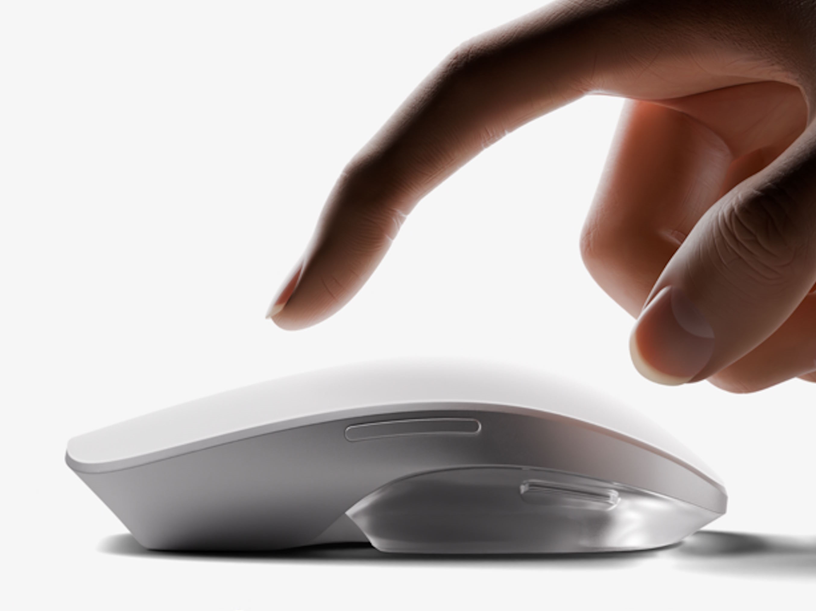 Bedraad/Draadloos Bluetooth Touchpad en Numeriek Toetsenblok, Ondersteuning Voor BT en 2.4G Dual Mode C Poort, Ergonomische Hoek Van 7,5 Graden, Voor OS, Android, Win, OS X(Grijs