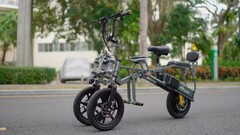 De Afreda S6 Pro is een omgekeerde 3-wiel e-bike, waarbij de structuur de elektrische fiets stabiliteit geeft. (Afbeelding bron: Afreda)