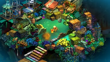 Afgebeeld: Een gameplay screenshot van Bastion.