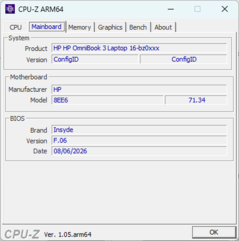 CPU-Z Moederbord