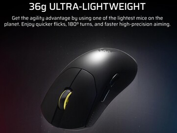 Corsair Sabre V2 Pro Ultralight gaming muis claimt gewicht. (Afbeelding bron: Corsair)