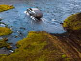De Cybertruck kan in water "waden" (afbeelding: Tesla)