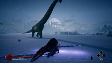 Afbeelding: Een screenshot van de gameplay van Dinoblade.