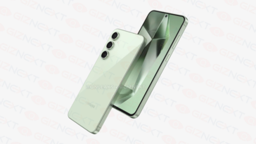 Samsung Galaxy S24 FE ontwerp (afbeelding via Giznext)
