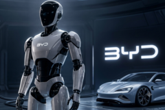 Officieel: De BYD Xiao Di AI-robot concurreert met AI-robots zoals Tesla Optimus, Xpeng Iron en Chery Aimoga (stockfoto).
