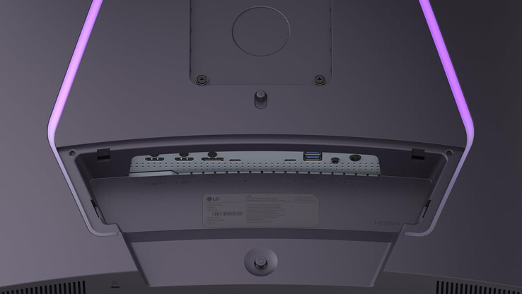 De LG UltraGear 37G800A bevat ook een verstelbare standaard en een 100 x 100 mm VESA-bevestiging voor standaards van derden of bevestiging aan de muur. (Afbeeldingsbron: LG)