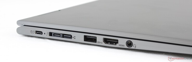 Links: 2x USB Type-C Gen. 2 + Thunderbolt 3, Lenovo Side Dock, USB 3.1 Type-A Gen. 1, HDMI 1.4b, 3.5-mm combo-audio