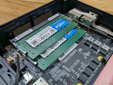 Toegankelijke 2x DDR4 SODIMM RAM slots