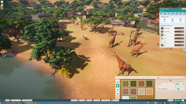 Afbeelding: Een screenshot van de gameplay van Planet Zoo.