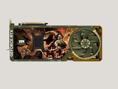 De ROG Astral GeForce RTX 5080 Doom Edition is beschikbaar om te pre-orderen in de winkel van Bethesda. (Afbeeldingsbron: Asus/Bethesda)