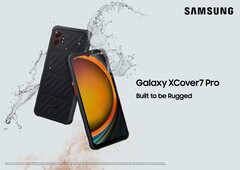 De Samsung Galaxy XCover7 Pro is water- en stofbestendig volgens IP68 (Afbeelding bron: Samsung)