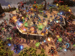 Stormgate speelt zich af in een sci-fi toekomst waarin de aarde interdimensionale bedreigingen afweert. Afgebeeld - een screenshot in het spel. (Afbeeldingsbron: Steam)