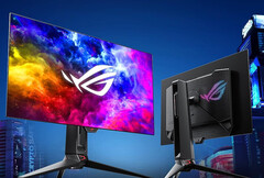 De ROG Swift OLED PG27AQDP vervangt de PG27AQDM, afgebeeld. (Afbeeldingsbron: ASUS)