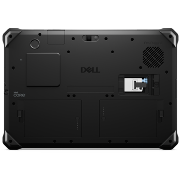 De Dell Pro Rugged 12 (achterkant). (Afbeeldingsbron: Dell)
