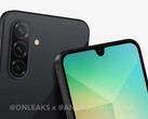 De Galaxy A26 heeft een bekend ontwerp. (Afbeeldingsbron: Android Headlines &amp; @OnLeaks)