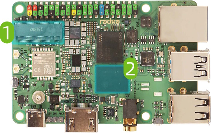 Een overzicht van de I/O-pinnen en geheugenmodule