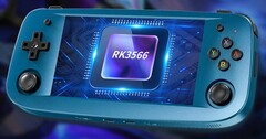 De Anbernic RG503 heeft een 4,95-inch AMOLED-scherm en een RK3566 SoC. (Afbeelding bron: Anbernic)