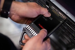 Een SanDisk-SSD voor bedrijven. De prijzen van flashopslag zijn het afgelopen jaar meerdere malen sterk gestegen.