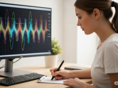 Een afbeelding die laat zien hoe de diagnostische slimme pen werkt (Afb.bron: AI-gegenereerde afbeelding)