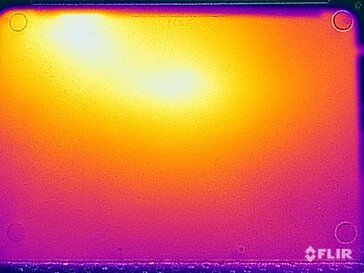 Oppervlaktetemperaturen stresstest (onder)