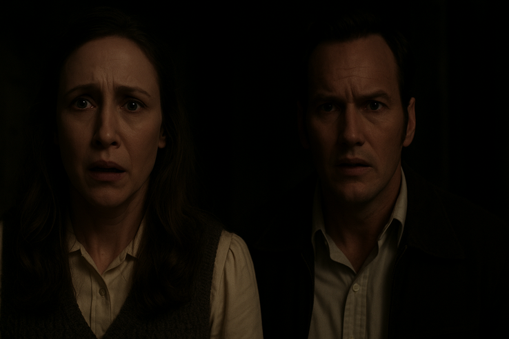 Vera Farmiga en Patrick Wilson in The Conjuring: Last Rites (Beeldbron: Polygon)