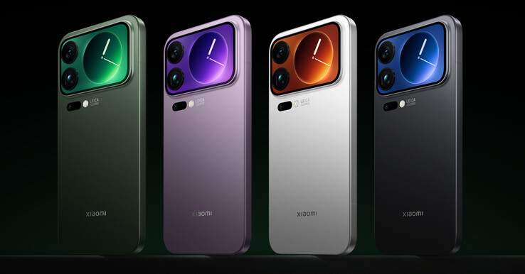Xiaomi biedt de Xiaomi 17 Pro-serie aan in vier lanceringskleuren. (Afbeeldingsbron: Xiaomi)