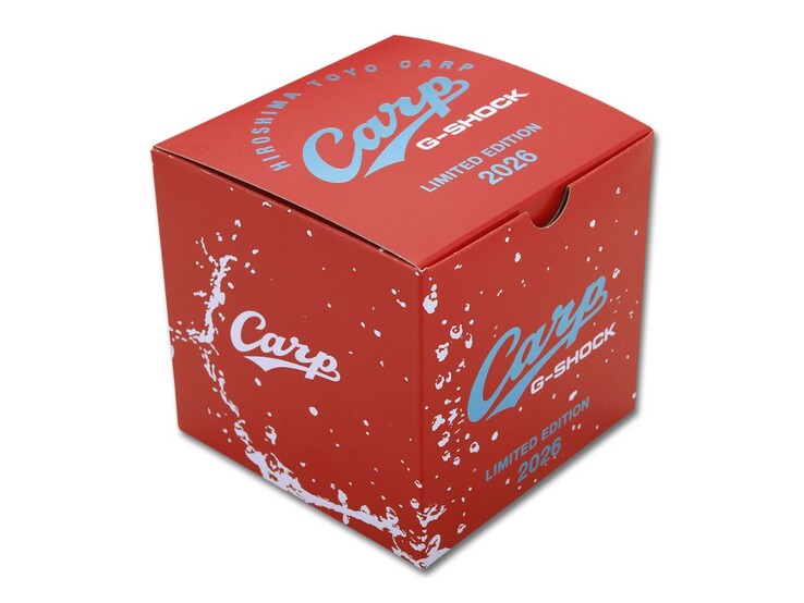 De 2026 Casio G-Shock x Hiroshima Toyo Carp GA-2100X. (Afbeelding bron: Hiroshima Toyo Carp winkel)