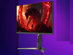 De Nitro XV270X draait op 72 Hz in de 5K-modus. Afgebeeld: een promofoto van de gamingmonitor. (Afbeeldingsbron: Acer)