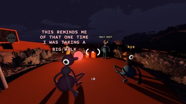 Afbeelding: Een screenshot van de gameplay van Big Walk.