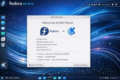 Fedora 44 beta brengt een uniforme KDE Plasma ervaring voor alle edities