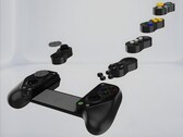 GameSir Hyperkin X5 Alteron modulaire mobiele controller onderdelen worden getoond (Afbeelding bron: Overload PR met bewerkingen)
