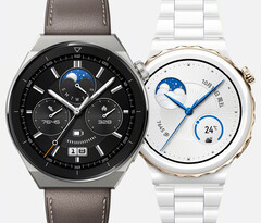 Huawei verkoopt de Watch GT 3 Pro in twee maten, afgebeeld. (Afbeelding bron: Huawei)