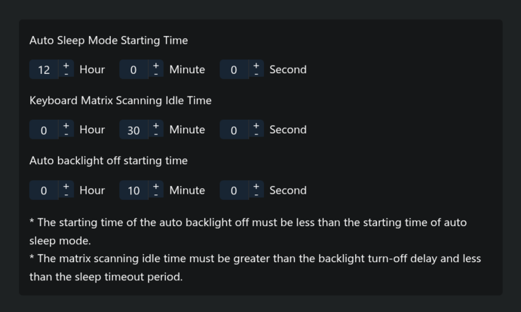 Lemokey L1 HE slaaptimers in Keychron Launcher
