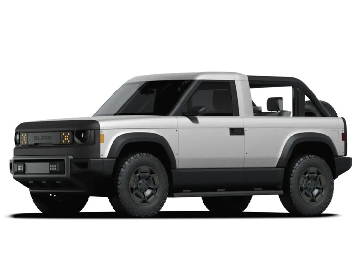 De Blank Slate met een open-air SUV bodykit. (Afbeeldingsbron: Slate Auto)