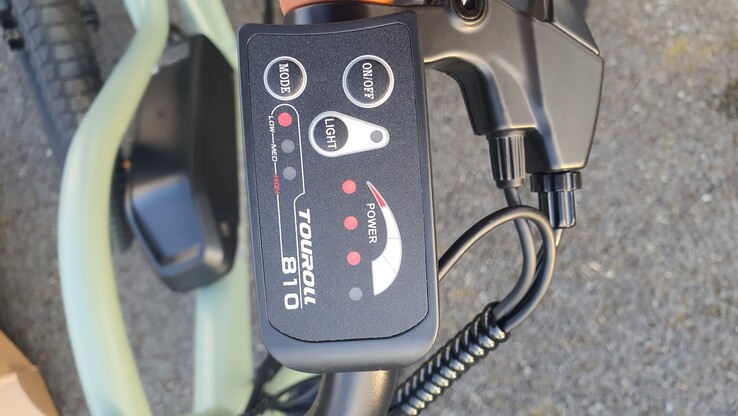 Basis LED-scherm - Touroll B2 e-bike test